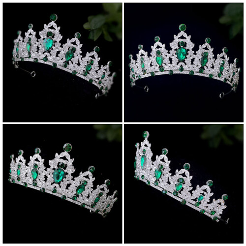 Barock Brudkrona - Tiara För Bröllop Och Tillställningar 2