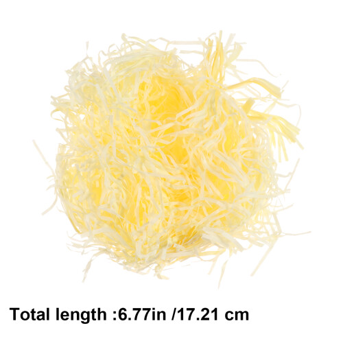 5 Förpackningar 100 G Pappersfilament Fyllnad Hackat Beige 1