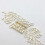 Bride Hair Combs Handgjorda Inlagd Guld 11