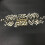 Bride Hair Combs Handgjorda Inlagd Guld 5