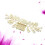 Bride Hair Combs Handgjorda Inlagd Guld 4