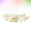 Bride Hair Combs Handgjorda Inlagd Guld 9