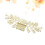 Bride Hair Combs Handgjorda Inlagd Guld 6