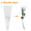 100Pcs Transparent Plastpåse För Blombukett 9