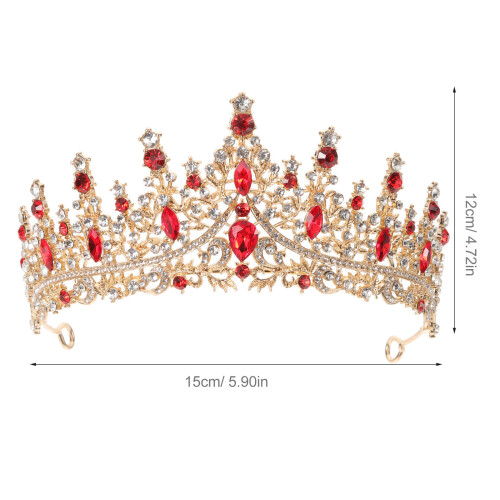 1 Set Kvinnlig Bröllopsbrudslösa Hårsmycke Tiara 2