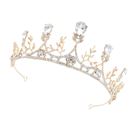 Rhinestone Legering Hårkrona Tiarajur För Bröllop