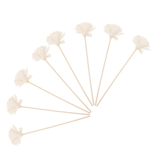 8St Naturtorkade Blomdiffusorstavar För Aromaterapi