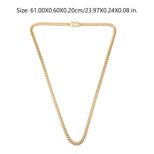 Stainless Steel Halsband För Link Kedja 1