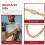 Stainless Steel Halsband För Link Kedja 10