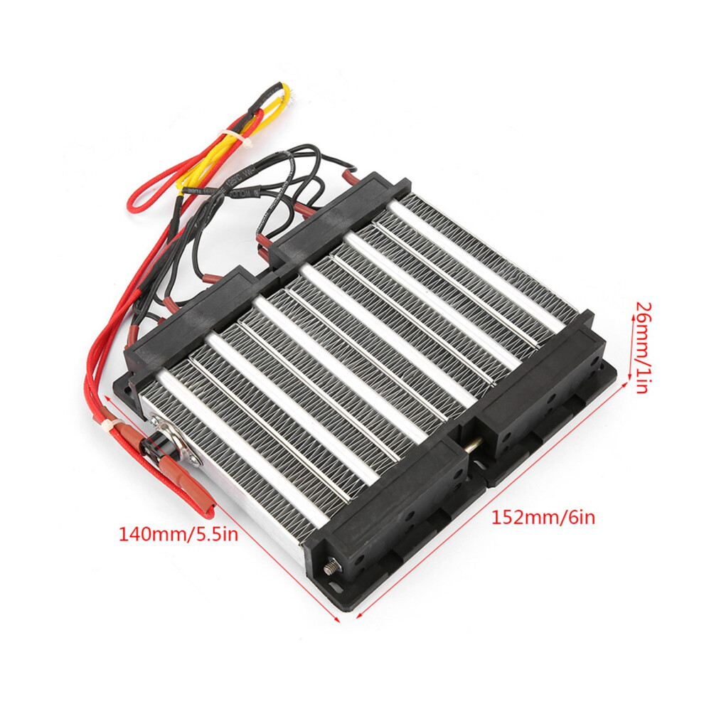 110V 1500W Insulated Ptc Ceramic Air Heater, Compact 140*152*26Mm 4311363417593