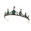 Barock Retro Kroon Tiara För Bröllop Och Fest 9