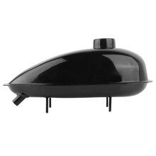Motorized Bike 2L Metal Gas Tank Black with Cap 80CC Cycling DIY Part