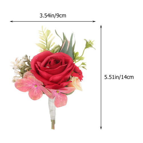2St Blomsterbukett I Simulerade Blommor För Bröllop Korschetter 1