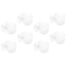 8pcs Aquarium Plant Holder Fish Tank Acrylic Planting Cup Set