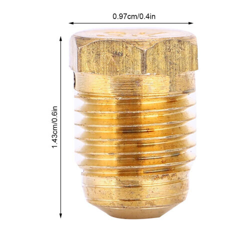 Kupfer-Bruchscheibe 3K 3/8-24UNF 3000psi 1.43x0.97cm 2