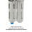 Wireless Mechanical Keyboard and Mouse Set 16GB USB Receiver Silver 1