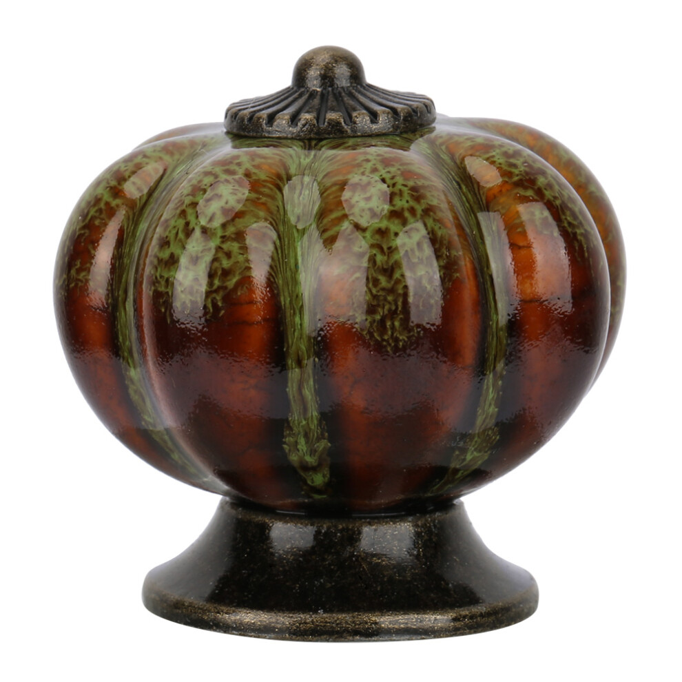 European Green Ceramic Pumpkin Knobs For Cabinets & Drawers - 75Mm 8761363420028