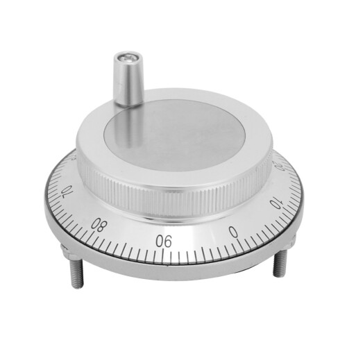 80mm CNC Drehencoder Handrad Manueller Pulsgenerator 6Pin 5V 100PPR 1