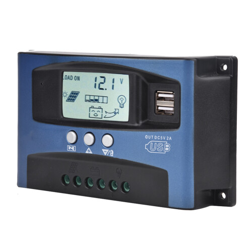 YCX-003 60A MPPT Solar Panel Charge Controller 12V/24V, 170x92x45mm 1
