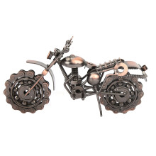 Stahl-Motorradmodell als Ornament für Büro und Zuhause, Schreibtisch-Dekoration, Geschenk, 24 cm