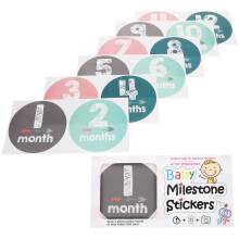 1 Set Baby Månadssticker, Utvecklingssticker, Nyfödd Månad för Foto