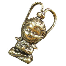Handgjord Munkkung Kinesisk Nyckelring Wukong
