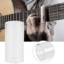 Universal 51mm Transparent Glass Guitar Slide for Blues & Country Play