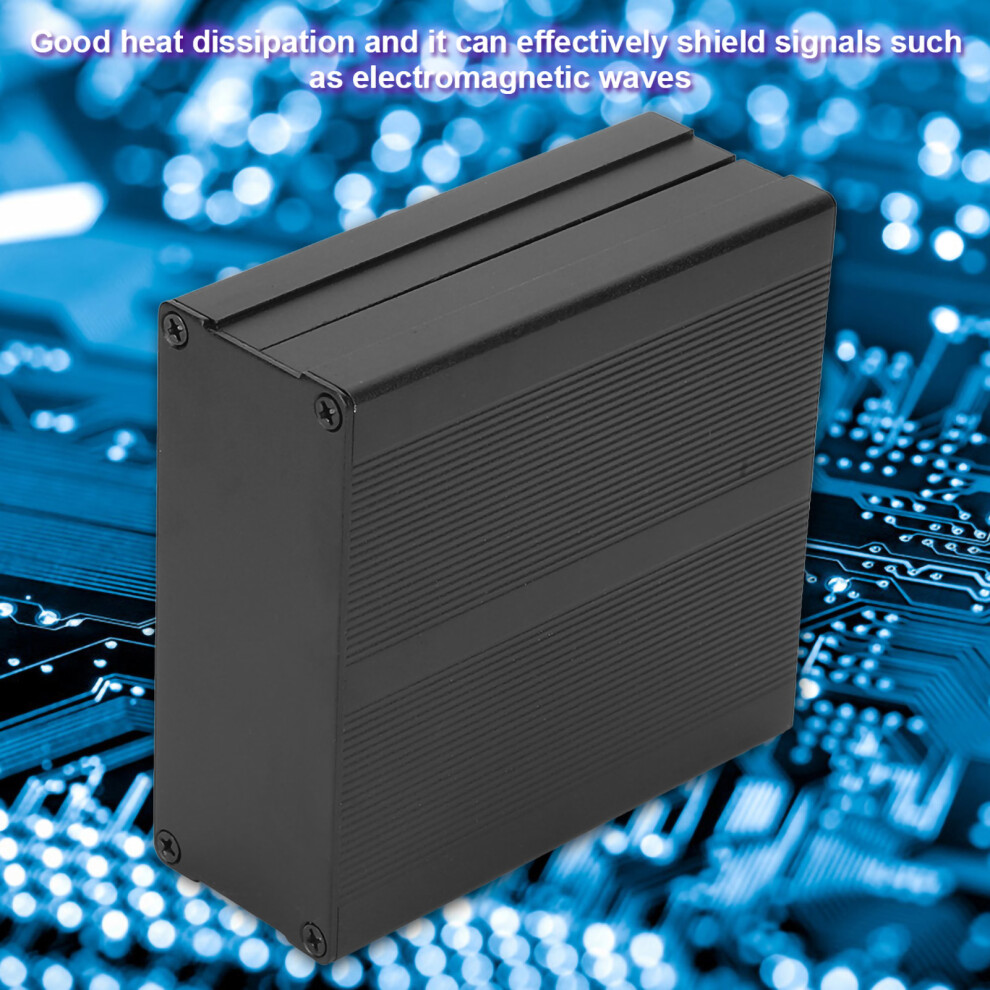 Matte Black Aluminum Pcb Instrument Box Enclosure For Electronic Projects 4941363416984