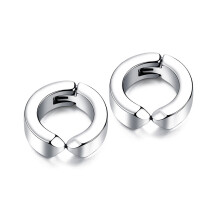 3 Par Örhängen I Titanstål Guld Metall Unisex