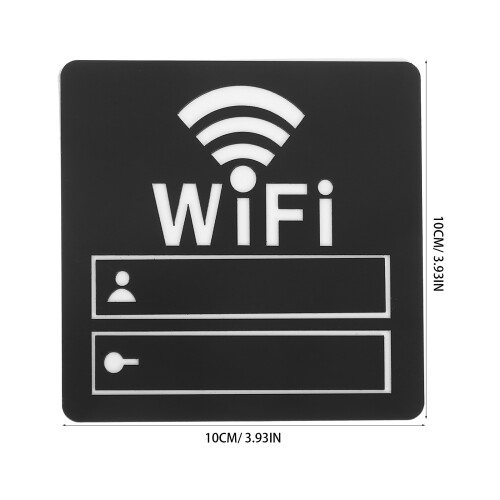 Wifi Lösenords Väggetikett För Hem Företag 2