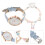 1 Set Unika Tecknad Armband För Studenter 5