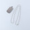 5 Titanstål Kedjor Rostfritt Halsband För (Silver) 9