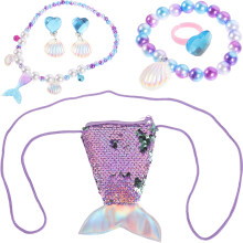 Sjöpärlhalsband Sjöpärlarmband Sjöjungfrusvanshalsband
