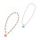 2St Halsband pärlor & Smörgåspapper Anhängare För Barn 4