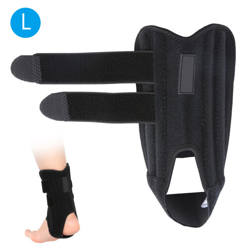 L Size Sports Ankle Protector Breathable Compression Support Brace Pink 1