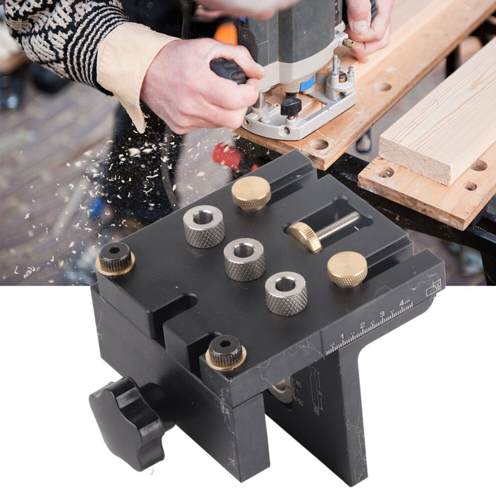 Accurate 3-In-1 Woodworking Hole Puncher With Laser Scale Reading 5041363422998