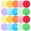 40Pcs Color-Coding Paper Floor Dots for Interactive Classroom Use 1