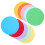 40Pcs Color-Coding Paper Floor Dots for Interactive Classroom Use 9