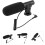 Sensitivity Interview Microphone For Camera Mic Low Frequency Attenuation For Recording Medium Black 5