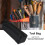 Premium Black Tool Pouch Zipper Bag for Pliers Screws Hardware Tools & Repairs 5