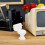 4Pièces Décorations Mini Toilette Blanches Plastiques Pour Gâteau 4