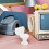 4Pièces Décorations Mini Toilette Blanches Plastiques Pour Gâteau 5