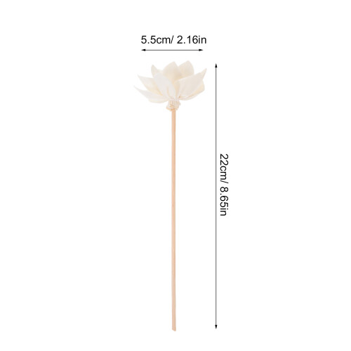 10Pcs Torkade Blommor Rör Ersättningsaroma Diffuserpinnar 2