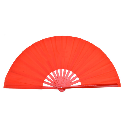 Deluxe Silk Fan with Red Bamboo Ribs for Performance and Training 2