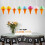 3Pcs Glasstrut , Hängande , Honungskaka Design 8