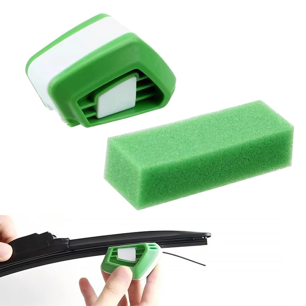 Windscreen Wiper Blade Cutter 2 Piece With Sponge For Wiper Compatible With All Common Wiper Blades 9105992311668
