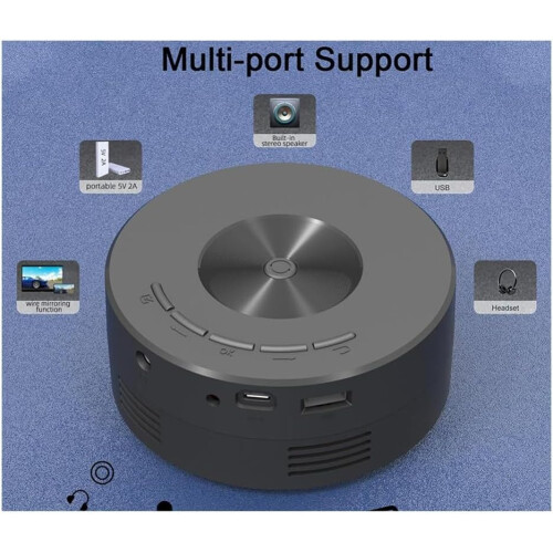 Portable Mini Projector LED Video Projector For Home Theater Media Player And Same Screen Projection 1