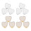 12Pcs Silikon Öronlappar Till Örhängen Diy Ör Studs Backar 11