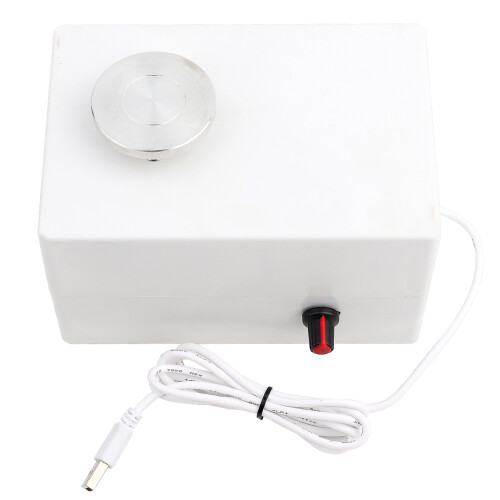 2000 U/min USB-Tonmaschine - 4,5 cm Rad, Silber 1