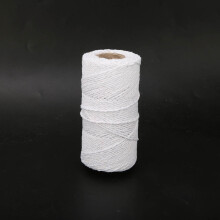 100 m Jutekordel 1-2mm Weiß Handstich DIY